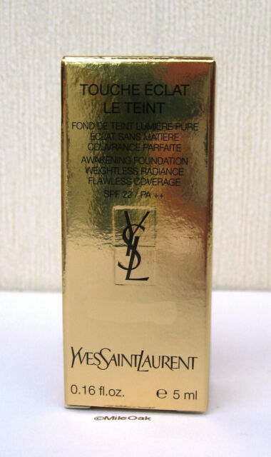 Yves Saint Laurent Touche Eclat Foundation 5ml 0,16 fl. oz. ihonhoitonäyte Shade BD 25 lämmin beige