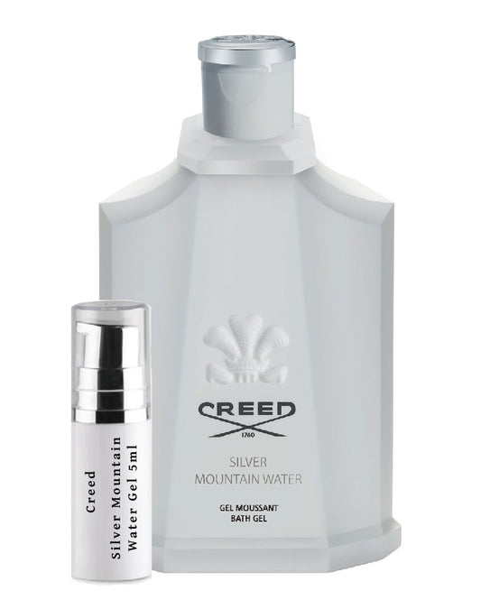 Creed Silver Mountain -vesisuihkugeelinäytteet
